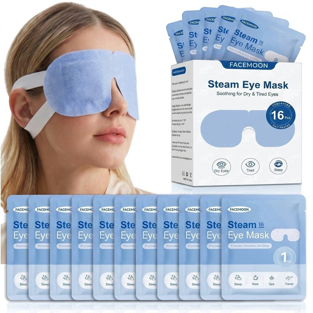 Facemoon Self-Heating Eye Mask 16-Pack: $10.99