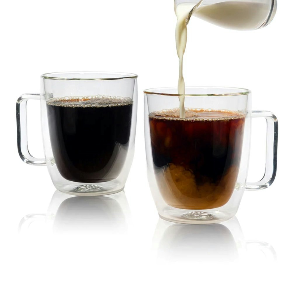 Brod & Taylor 16-oz. Borosilicate Glass Mug 2-Pack: $19.95