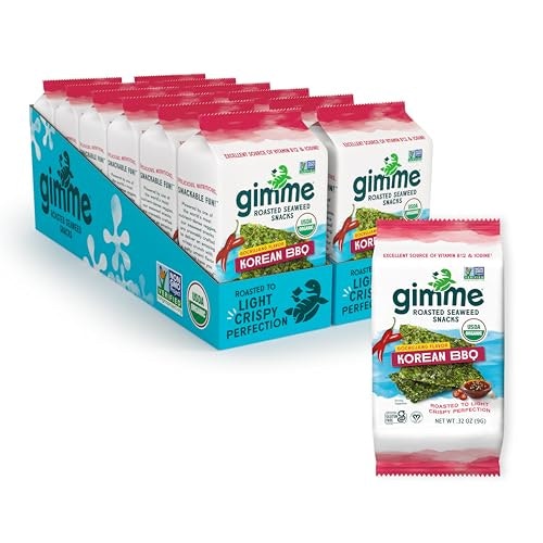 Gimme Seaweed Organic Roasted Seaweed Snacks 12-Pack: $20.04 Gimme Seaweed Organic Roasted Seaweed Snacks 12-Pack: $20.04