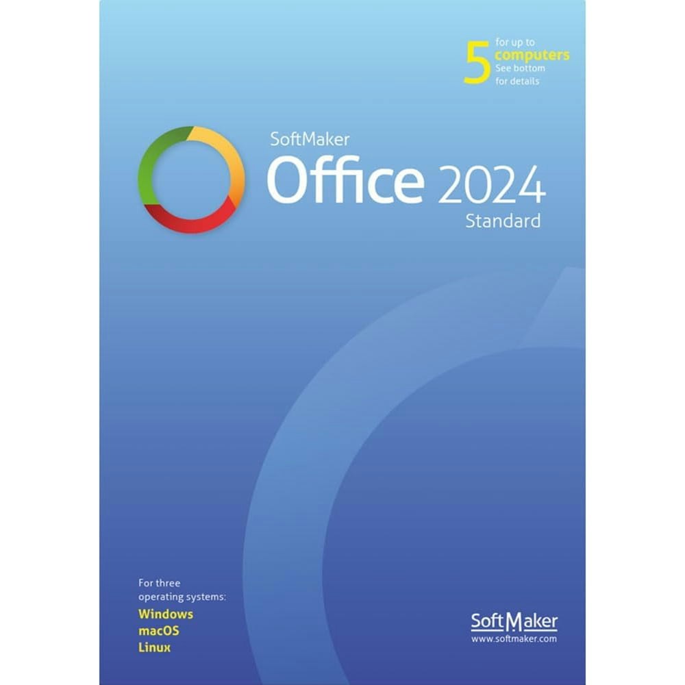 SoftMaker Office Standard 2024 for 5 Devices: $79.95 SoftMaker Office Standard 2024 for 5 Devices: $79.95