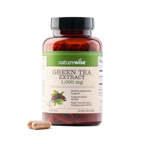 NatureWise 1,000mg Green Tea Extract 90-Capsule Bottle: $6.97