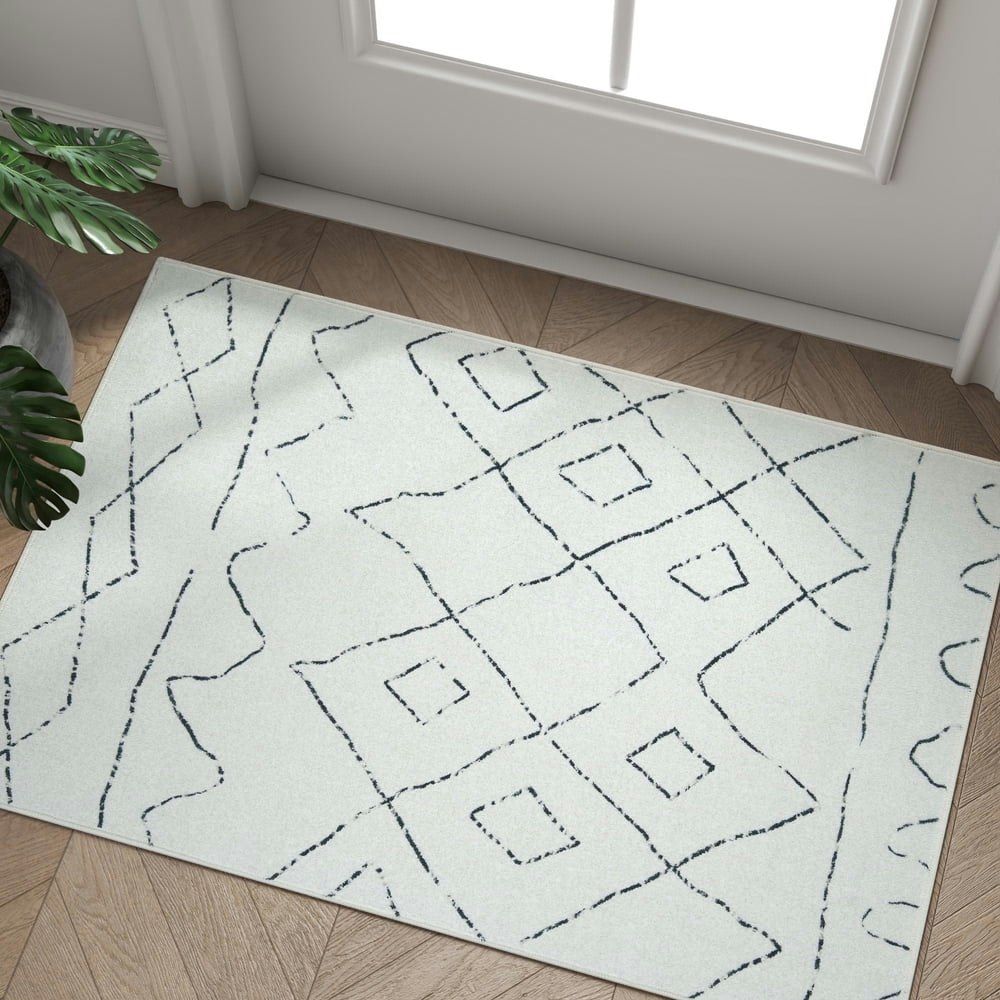 Rugking 3x5ft Washable Boho Area Rug: $15.99