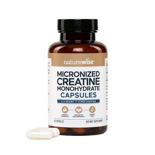 NatureWise Micronized Creatine Monohydrate 2,500mg 60-Capsule Bottle: $9.88 NatureWise Micronized Creatine Monohydrate 2,500mg 60-Capsule Bottle: $9.88