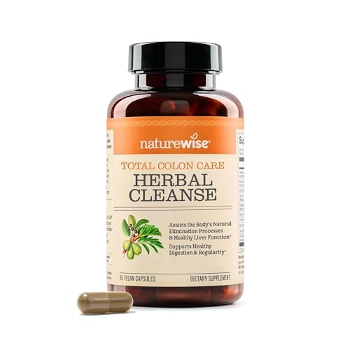 Naturewise Total Colon Care Herbal Cleanse 60-Capsule Bottle: $16.07