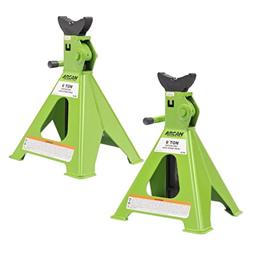 Arcan 6-Ton Ratcheting Jack Stands 2-Pack: $55.75 Arcan 6-Ton Ratcheting Jack Stands 2-Pack: $55.75