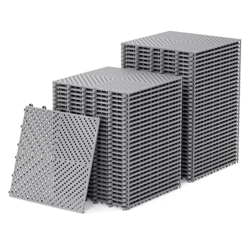 Jocoevol 11.8\" x 11.8\" Interlocking Drainage Floor Tiles 60-Pack: $80.99 Jocoevol 11.8\" x 11.8\" Interlocking Drainage Floor Tiles 60-Pack: $80.99
