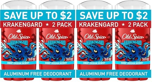 Old Spice Krakengard Aluminum-Free Deodorant 3oz 4-Pack: $25.67 Old Spice Krakengard Aluminum-Free Deodorant 3oz 4-Pack: $25.67