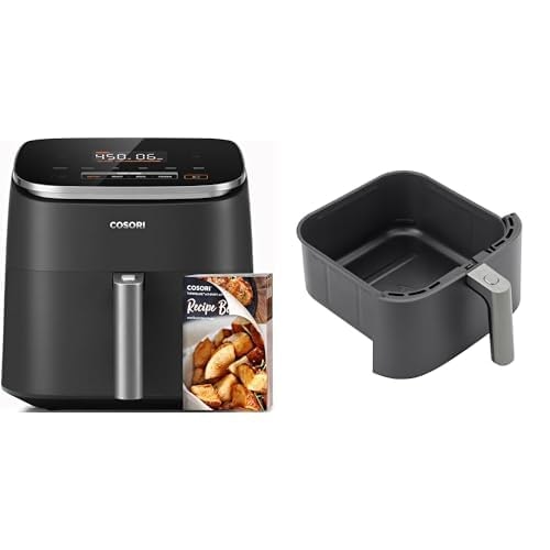 Cosori Turboblaze 6-Quart Air Fryer with Replacement Basket: $130.42