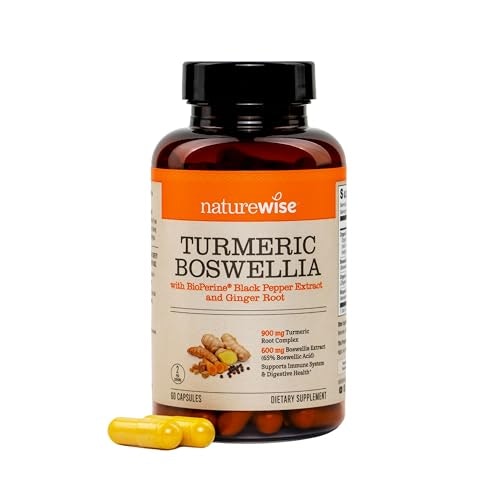 NatureWise Turmeric and Boswellia 60-Capsule Supplement: $17.83 NatureWise Turmeric and Boswellia 60-Capsule Supplement: $17.83