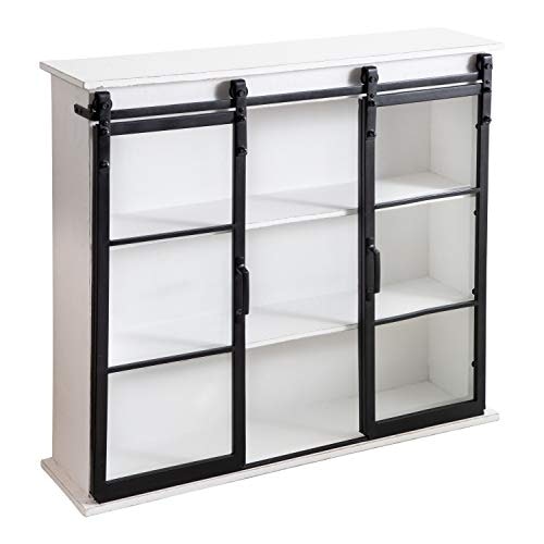Kate and Laurel Barnhardt 30" x 28" Wooden Wall Cabinet: $223.99 Kate and Laurel Barnhardt 30" x 28" Wooden Wall Cabinet: $223.99