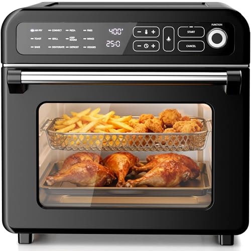 Kismile 18-Quart Air Fryer Toaster Oven Combo: $112