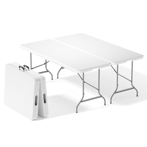 Sweetcrispy 6-Foot Folding Picnic Table 2-Pack: $104.98 Sweetcrispy 6-Foot Folding Picnic Table 2-Pack: $104.98