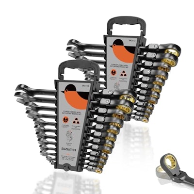 Suzume 24-Piece Metric & SAE Flex-Head Ratcheting Wrench Set for $58.70 + free shipping