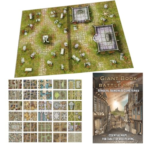Giant Book of Battle Mats: Streets, Sewers & Cemeteries: $40.20 Giant Book of Battle Mats: Streets, Sewers & Cemeteries: $40.20