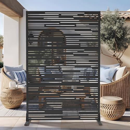 Casaphoria 72" x 47" Metal Outdoor Privacy Screen: $125.46 Casaphoria 72" x 47" Metal Outdoor Privacy Screen: $125.46