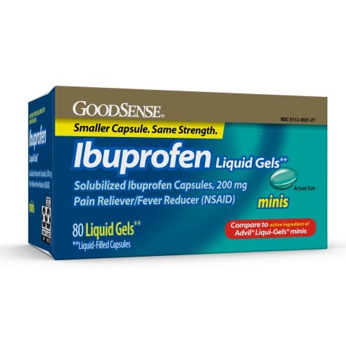 GoodSense Ibuprofen 200mg Mini Liquid-Gels 80-Count: $5.59 GoodSense Ibuprofen 200mg Mini Liquid-Gels 80-Count: $5.59