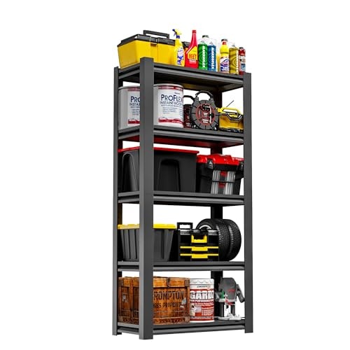 Dartiia 72-inch 5-Tier Heavy Duty Metal Storage Shelving Unit: $49.20 Dartiia 72-inch 5-Tier Heavy Duty Metal Storage Shelving Unit: $49.20