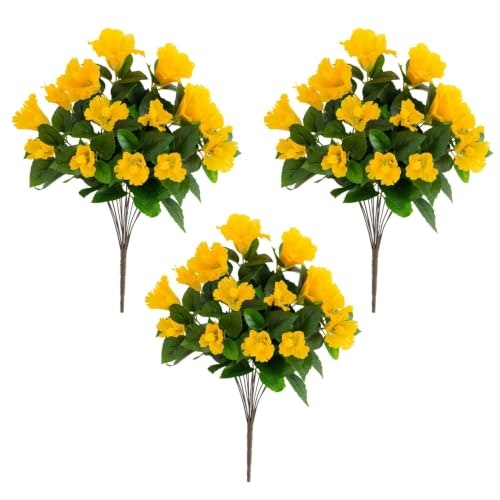 Nearly Natural 19-inch UV Resistant Artificial Hibiscus Bush 3-Pack: $38.39 Nearly Natural 19-inch UV Resistant Artificial Hibiscus Bush 3-Pack: $38.39