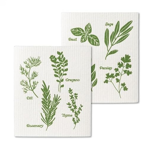 Abbott Collection Assorted Herbs Dishcloths 2-Pack: $10.40 Abbott Collection Assorted Herbs Dishcloths 2-Pack: $10.40