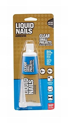 Liquid Nails 2.5-fl. oz. Small Project Silicone Adhesive 24-Pack: $107.74 Liquid Nails 2.5-fl. oz. Small Project Silicone Adhesive 24-Pack: $107.74