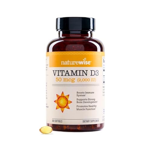 NatureWise Vitamin D3 2,000IU 360-Count Mini Softgels: $9.98