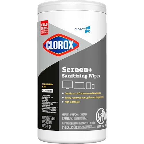 CloroxPro Screen Sanitizing Wipes 75-Count: $7.19 CloroxPro Screen Sanitizing Wipes 75-Count: $7.19