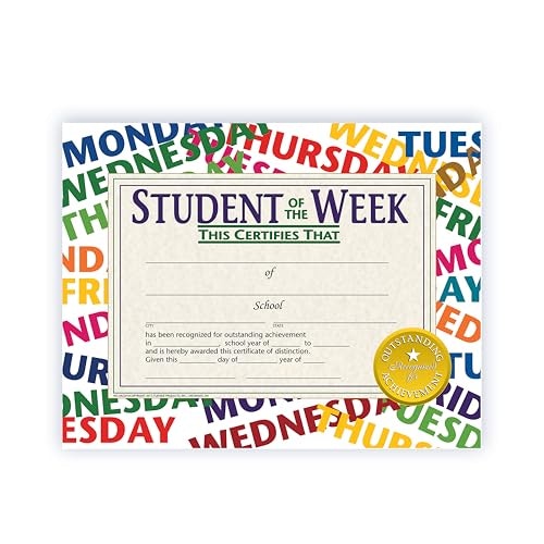 Hayes Publishing Student of the Week Certificate 30-Pack: $9.62 Hayes Publishing Student of the Week Certificate 30-Pack: $9.62