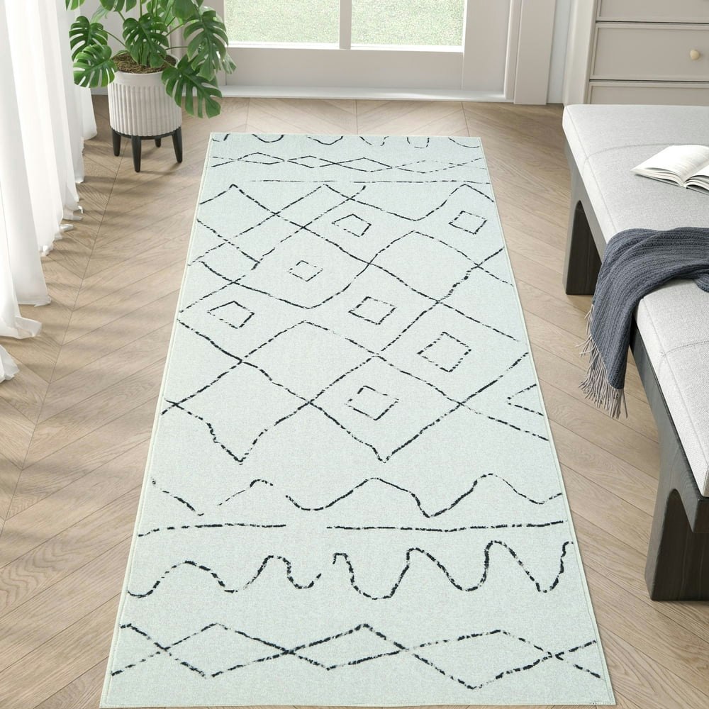 Rugking 2x5-Foot Modern Boho Runner Rug: $13.99 Rugking 2x5-Foot Modern Boho Runner Rug: $13.99