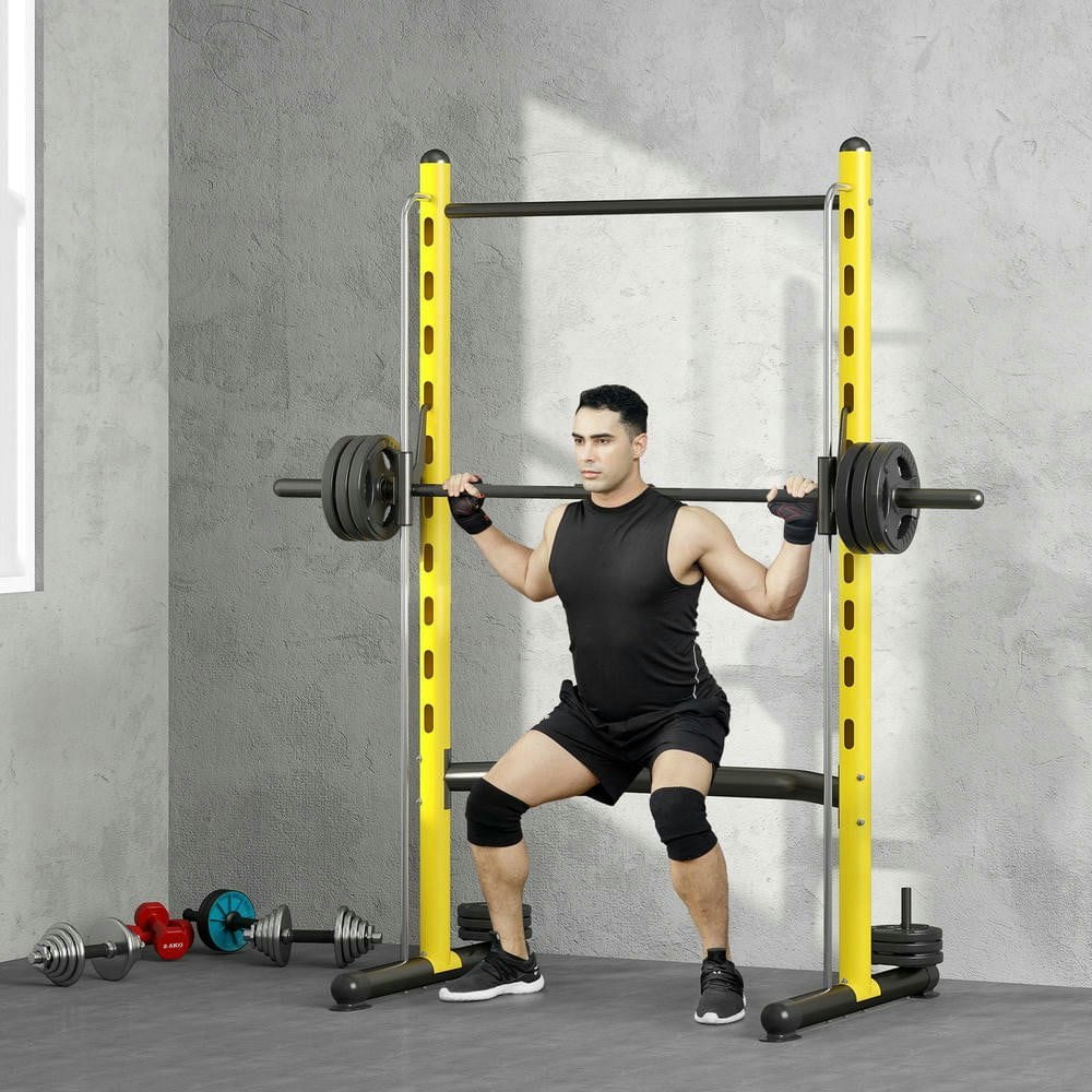 Resenkos Multi-Function Half Squat Rack with Pull-Up Bar: $190.94 Resenkos Multi-Function Half Squat Rack with Pull-Up Bar: $190.94