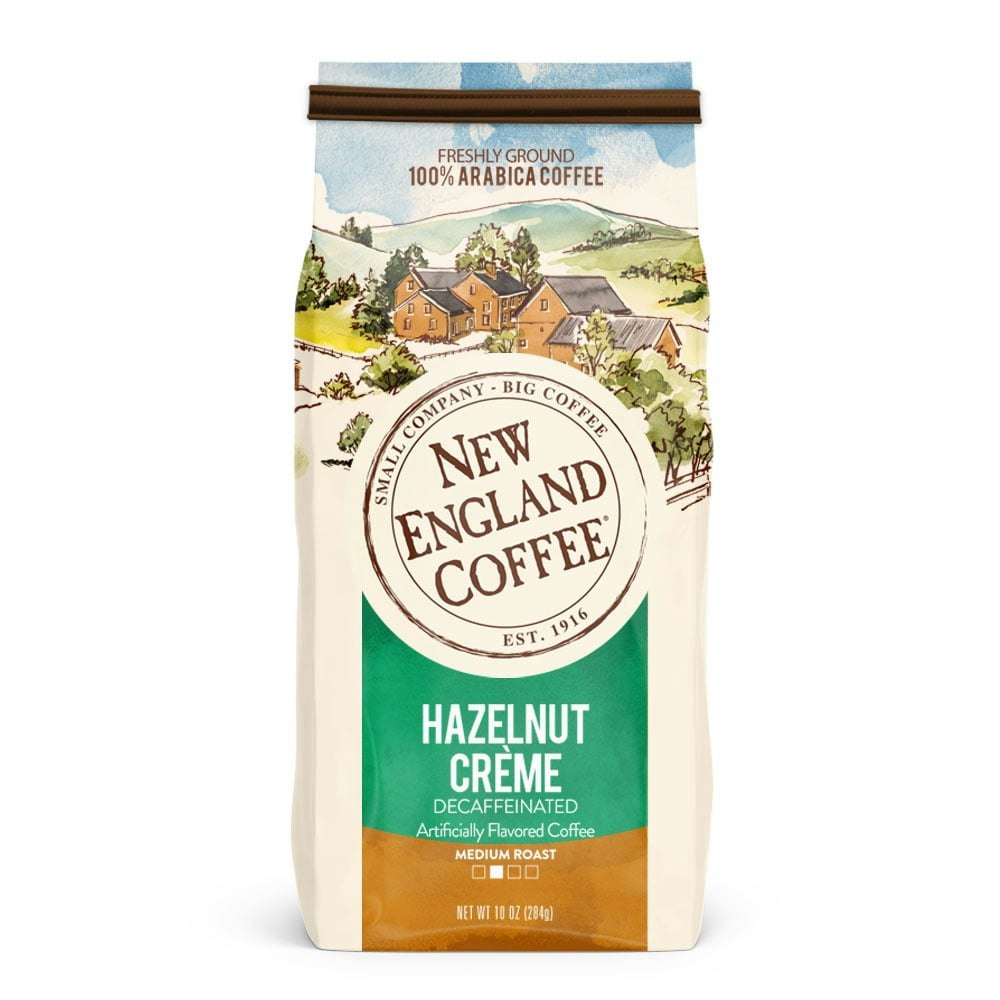 New England Coffee Decaffeinated Hazel Crème Ground Coffee 10-oz: $5.43