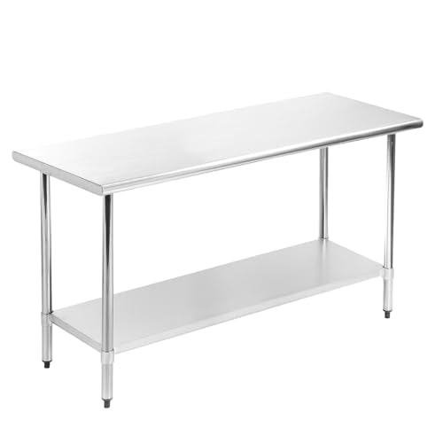 FDW 24" x 60" Stainless Steel Prep and Work Table: $143.99 FDW 24" x 60" Stainless Steel Prep and Work Table: $143.99