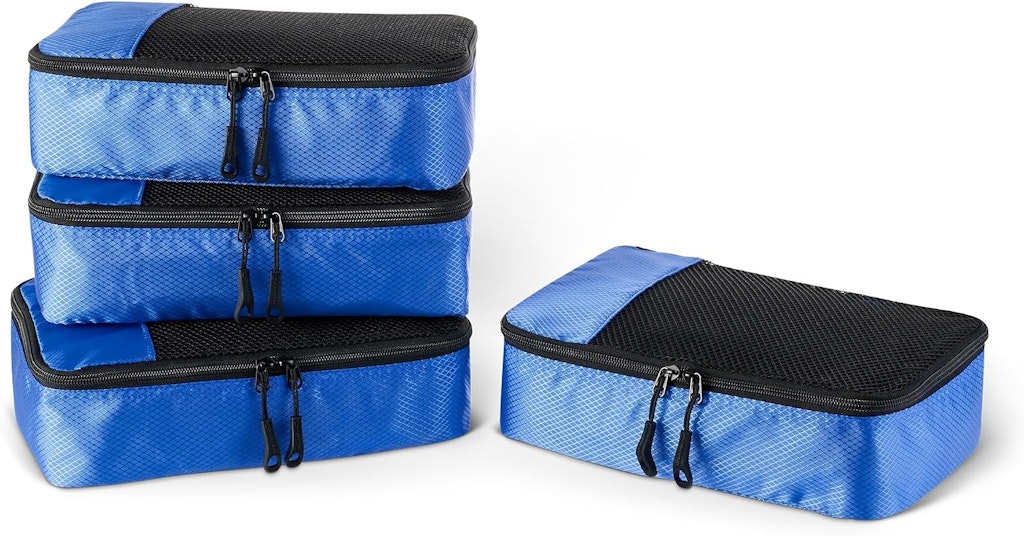 Amazon Essentials 4-Piece Packing Cubes: $8.96