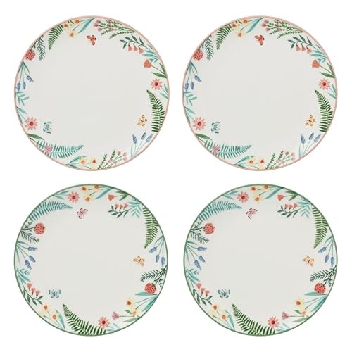 Oneida First Blooms Accent Plate 4-Piece Set: $18.80