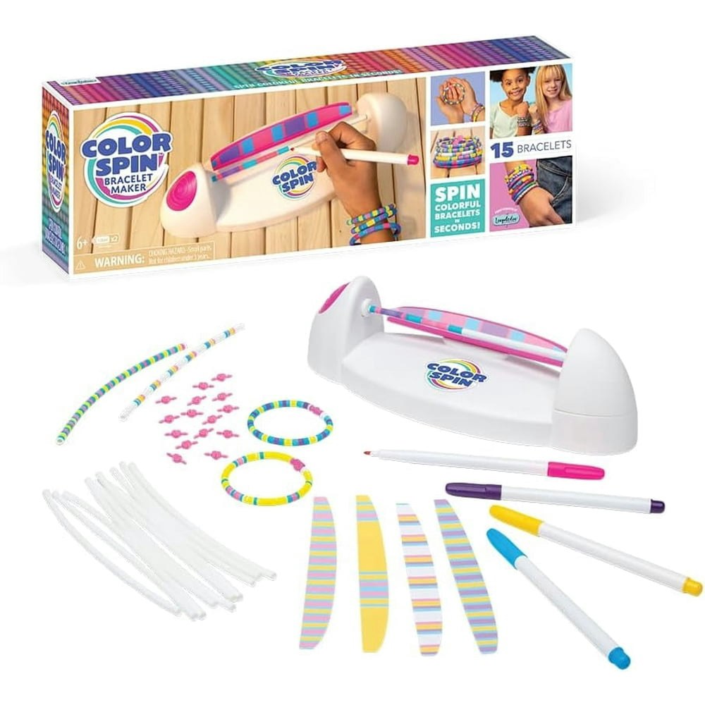 Colorspin Electric Friendship Bracelet Maker Kit: $19.59