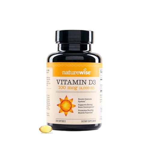 NatureWise Vitamin D3 4,000IU Supplement 200-Count Mini Softgels: $8.38 NatureWise Vitamin D3 4,000IU Supplement 200-Count Mini Softgels: $8.38