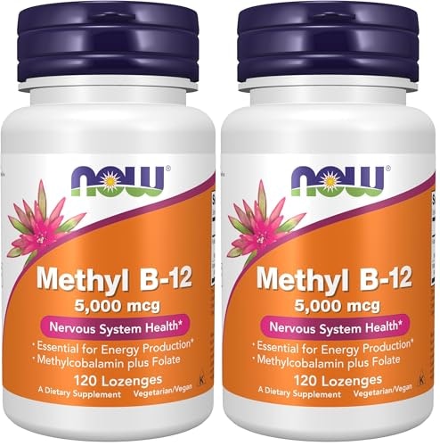 Now Foods Methyl B-12 5,000mcg 120-Lozenges 2-Pack: $39.10