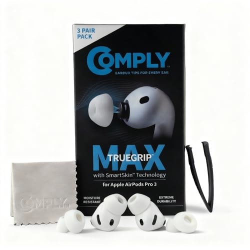 Comply TrueGrip MAX Memory Foam Ear Tips: $21.30 Comply TrueGrip MAX Memory Foam Ear Tips: $21.30