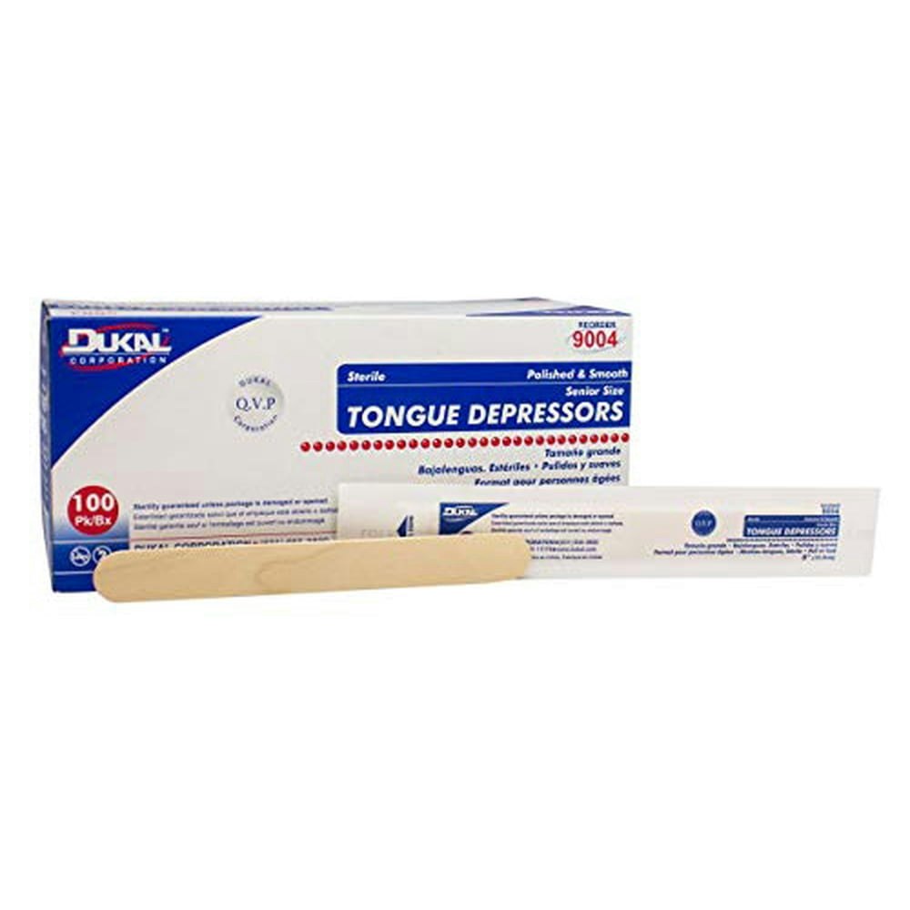 Dukal 6-Inch Tongue Depressors 100-Pack: $8.80