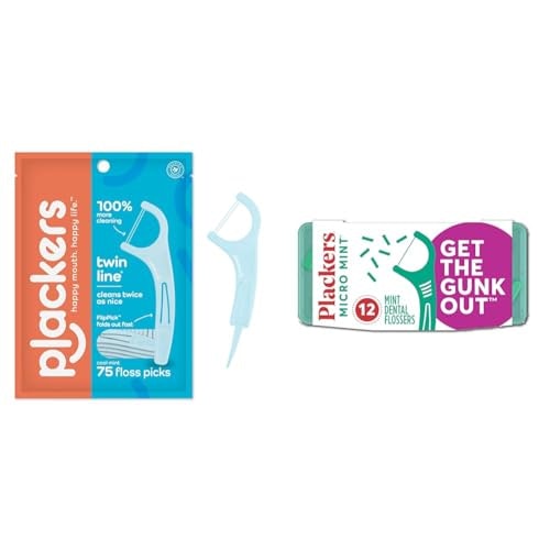 Plackers Twin-Line and Micro Mint Dental Flossers 87-Count: $3.17 Plackers Twin-Line and Micro Mint Dental Flossers 87-Count: $3.17