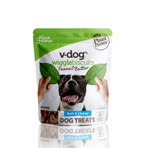 V-dog Organic Peanut Butter Wiggle Dog Treats 10-Ounce: $10.07 V-dog Organic Peanut Butter Wiggle Dog Treats 10-Ounce: $10.07