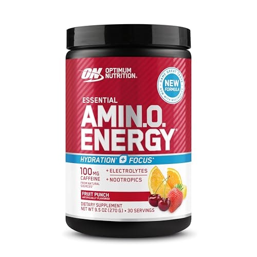 Optimum Nutrition Amino Energy Powder Plus Focus 9.5-oz.: $22.64