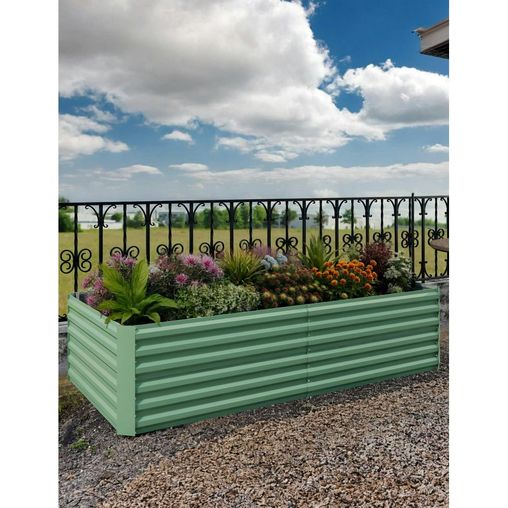 Towallmark Galvanized Steel Raised Garden Bed 180x90x60cm: $33.69 Towallmark Galvanized Steel Raised Garden Bed 180x90x60cm: $33.69