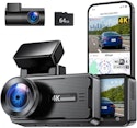 Jomise 4K/1080p Front and Rear Dash Cam for $50 + free shipping