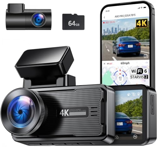 Jomise 4K/1080p Front and Rear Dash Cam: $49.76 Jomise 4K/1080p Front and Rear Dash Cam: $49.76