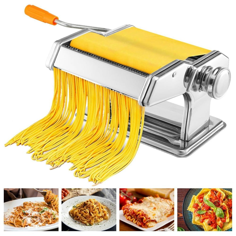 Pasta Maker Machine with 6-Thickness Settings: $26.43 Pasta Maker Machine with 6-Thickness Settings: $26.43