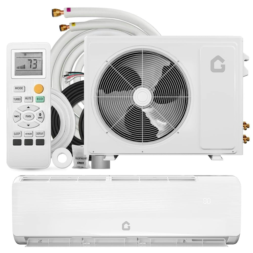 12,000 BTU 19 SEER Mini Split Air Conditioner and Heat Pump: $406.16