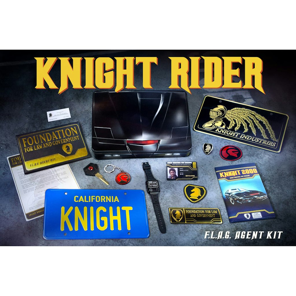 Doctor Collector Knight Rider F.L.A.G. Agent Collectable Kit Memorabilia Tin: $86 Doctor Collector Knight Rider F.L.A.G. Agent Collectable Kit Memorabilia Tin: $86
