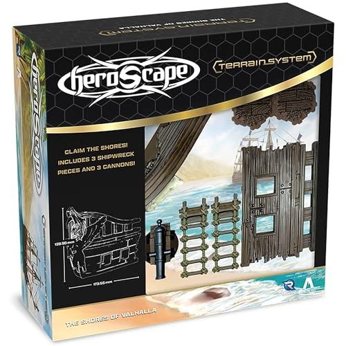 Renegade Game Studios Heroscape Shores of Valhalla Terrain Expansion Set: $78.56 Renegade Game Studios Heroscape Shores of Valhalla Terrain Expansion Set: $78.56