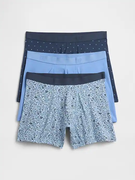 Gap Factory Men's 5" Boxer Briefs 3-Pack: $13
