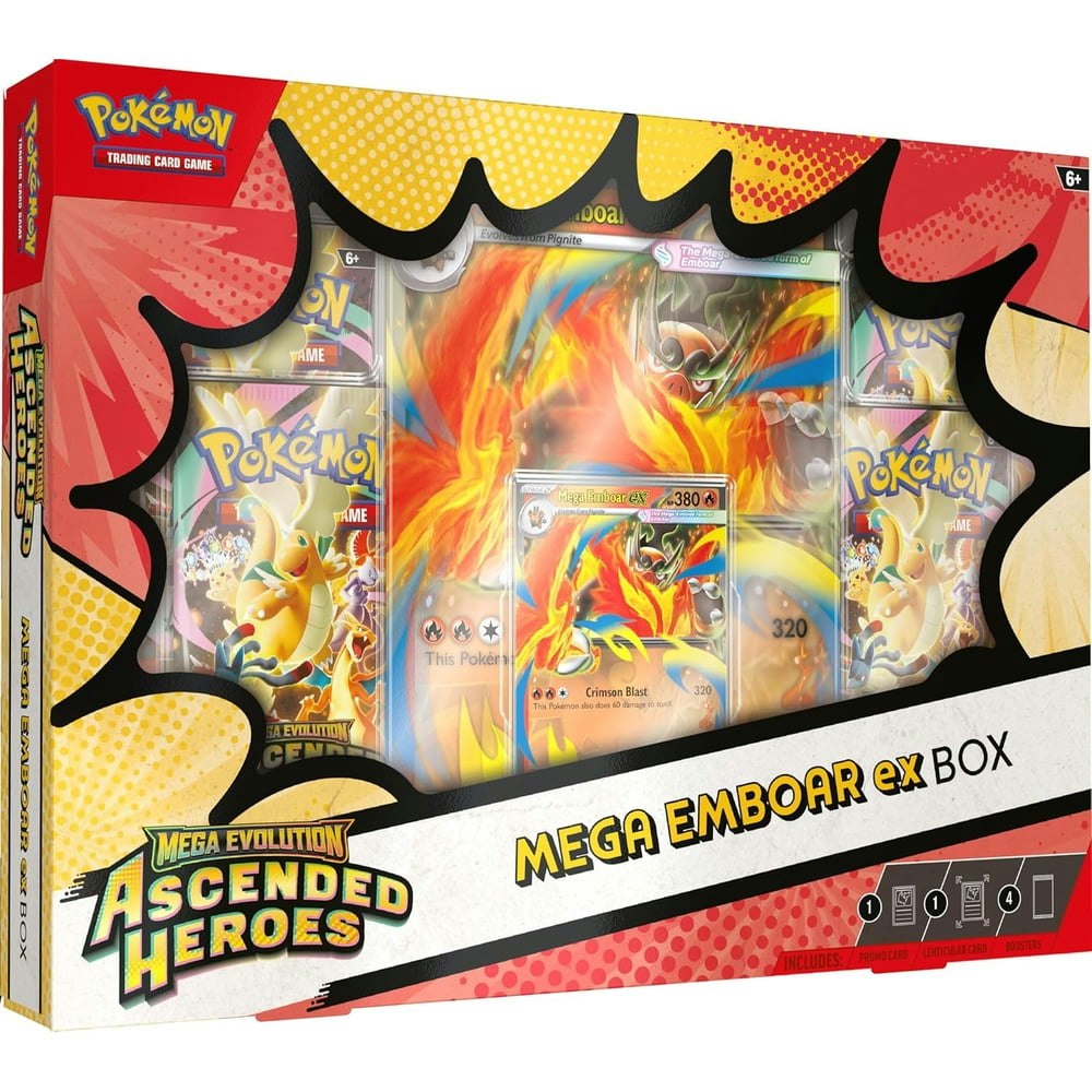 Pokemon TCG Mega Emboar EX Box: $63.99 Pokemon TCG Mega Emboar EX Box: $63.99